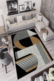 Conceptum Alfombra Negra 180 x 280 cm